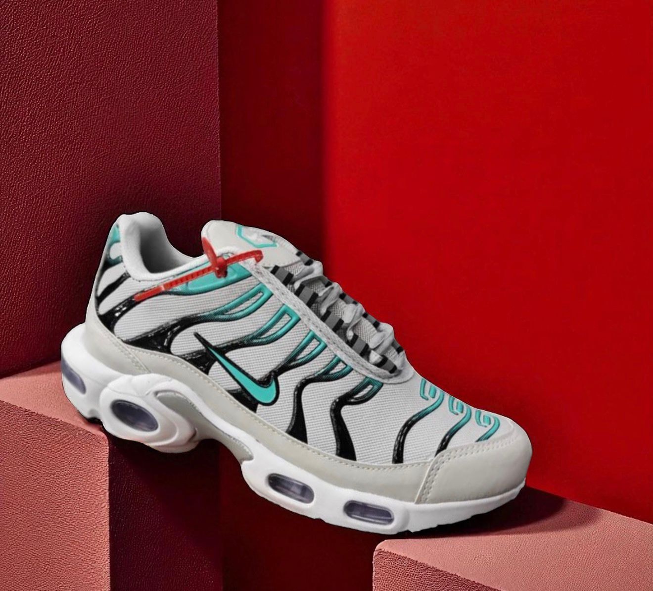 Nike Air Max Plus TN — Cinza/Teal